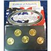 Image 2 : 927. 2006 Mint Gold Edition State Quarter Collection. BU