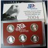 Image 2 : 961. 2004S Silver Proof Quarter Set Original as Issued.
