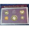 Image 2 : 1008. 1984S Proof Set. Original as Issued.