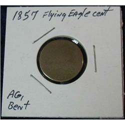 1055. 1857 Flying Eagle Cent. AG.