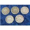 Image 1 : 1083. 1867, (2) 68, 73 & 75 Shield Nickels. AG.