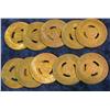 Image 2 : 1099. (10) Rapid Transit Tokens, Good for one Fare. Some Unc.