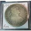 1115. 1792 I.J. Mexico Carlos IIII 8-Reals. F.