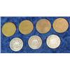 1127. (4) US 2-Cent Pieces & (3) Shield Nickels. AG-G.