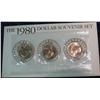 1148. 1980P,D,& S Susan B. Anthony Dollar Set. Mint Issued
