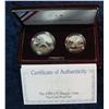 Image 1 : 1191. 1992S 2-Coin Olympic Silver Dollar Set. Proof.