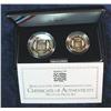 Image 2 : 1199. 1994S 2-Coin Silver World Cup Set. Proof.