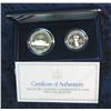Image 2 : 1205. 1993S Bill of Rights Silver 2-Coin Set. Proof.