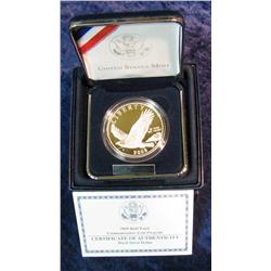1223. 2008P Bald Eagle Silver Dollar. Proof.