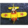 Image 1 : 1353. Mickey Mouse in Yellow and Red Airplane. Like New.