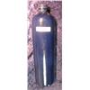 Image 1 : 1433. 10 3/4" Tall Cobalt Blue Ceramic Bottle.