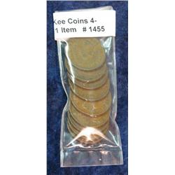 1455. 1897, & 1900-07 Indian Cents. G-VG. (9 pcs.).