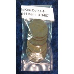 1457. 1890-92, & 1904-1907 Indian Cents. G-VG. (7 pcs.).