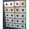 1614. Plastic Page of (20) Indian Cents 1863-1902.