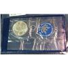 1645. 1971 S Silver Eisenhower Dollar. BU. In original blue pack.