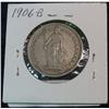 Image 2 : 1696. 1906 B Switzerland Silver Two Francs. VF.