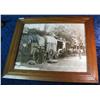 Image 2 : 1727. Large Glass and Oak framed Picture "Weaverville Special".