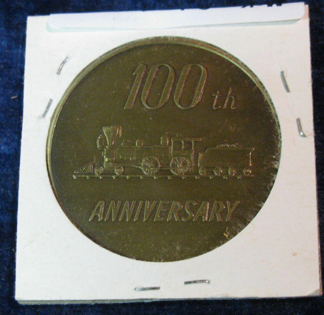 1788. 18821982 Galva, Iowa Centennial Medal. Brass. BU.