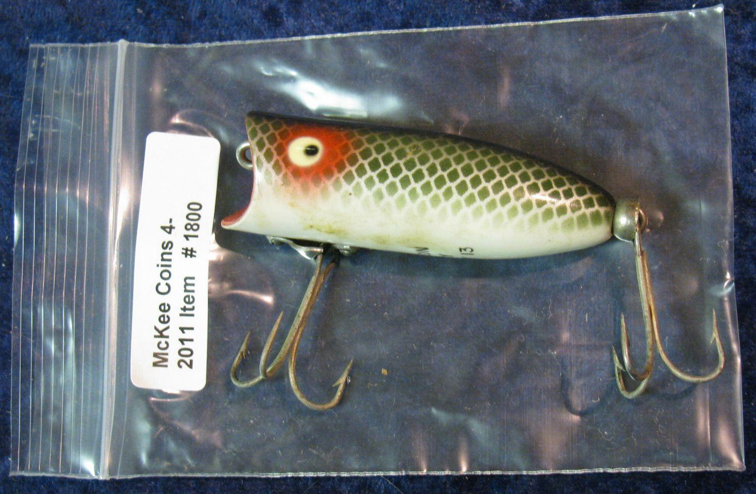 1800. Heddon Baby Lucky 13 Fishing Lure. Used.