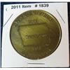 1839. 1881-1981 Gray, Iowa Centennial Medal. 39mm.