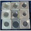 Image 1 : 1885. (22) Used Coin Snap-tight holders.