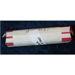 1907. 1943 P Solid-date Roll of Lincoln Cents.