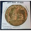 1925. 1972 Governor's Mansion BU Bronze Medal. 39mm. BU.