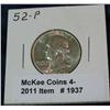 1937. 1952 P Washington Quarter. Brilliant Unc.