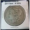 1974. 1878 S Morgan Silver Dollar. VG-8.