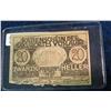 Image 1 : 1994. 1920 German Notgeld 20 Heller note.