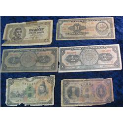 2006. (6) Old Foreign Bank notes dating back to WW II