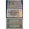 2007. (3) Old German Bank notes dating as far back as