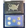 Image 2 : 2045. 1999 Five Quarters Uncirculated Quarters Set.