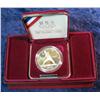 2052. 1992 S Olympics Baseball Proof Silver Dollar. Original