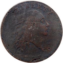 1793 S-1 R4 Chain AMERI. PCGS graded VG10, CAC Approved