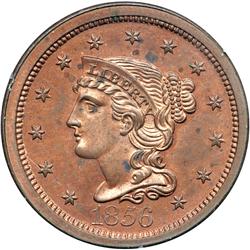 1856 N-5 R5- Slanted 5 Proof Only PCGS graded Proof-63