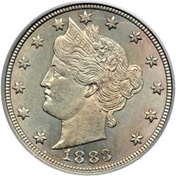 1883 Liberty 5C. Without CENTS