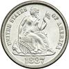 Image 1 : 1887 Liberty Seated 10C
