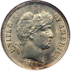 1911-S Barber 10C NGC MS63