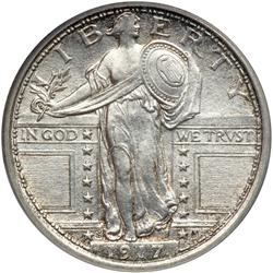 1917-S Liberty Standing 25C. Type 1