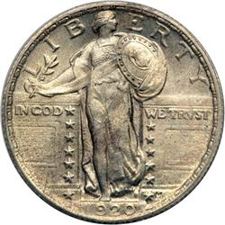 1920 Liberty Standing 25C