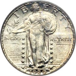 1929-S Liberty Standing 25C