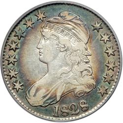 1828 Bust 50C. Curl Base, No Knob 2