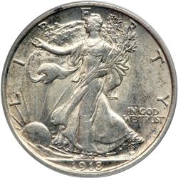 1918-D Liberty Walking 50C