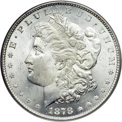 1878 Morgan $1. Strongly Dbld Tail Feathers