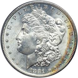 1881-S Morgan $1 PCGS MS66