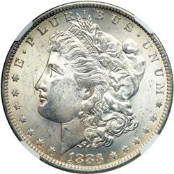 1883-O Morgan $1 NGC MS63