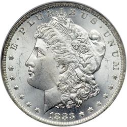 1883-O Morgan $1 NGC MS66