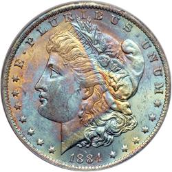 1884-O Morgan $1 PCGS MS63