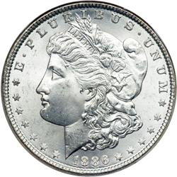 1886 Morgan $1 NGC MS65